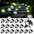 thumbnail image 1 of Luces solares de suelo SenLukit, paquete de 18 unidades, impermeables, color blanco frío, 1 of 7