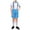 Sky Blue, variant on AHTJRT Boy Formal Suit Short Sleeve Shirts and Shorts Suspenders Suit Set 2 Pieces Party Prom Wedding Clothes Suit Green 9-10 Years