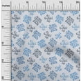 thumbnail image 2 of oneOone Cotton Poplin Twill Light Blue Fabric Text Sewing Craft Projects Fabric Prints By Yard 56 Inch Wide, 2 of 5