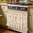 thumbnail image 5 of Farmhouse Kitchen Stove Curtain, Ruffled Lace Stove Cover Curtain with Floral Prints, Decorative Oven Door Curtain for Vintage Kitchen Decor(22*31"), 5 of 5