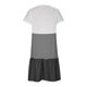 thumbnail image 5 of ICHUANYI Clearance Fashion Women Casual Loose Stripe Patchwork Round Neck Short Sleeves Dress(Black, L) ICHUANYI WER2023081112669, 5 of 6