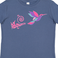 thumbnail image 4 of Inktastic Hummingbird Flying Swirl Girls Toddler T-Shirt, 4 of 5
