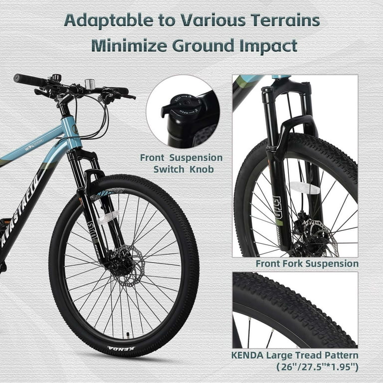 AVASTA 26-inch Mountain Bike for Man Male and Woman Female Adult