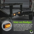 thumbnail image 3 of 4pc 2.5" Amber LED Trailer Marker Light Chrome Bezel DOT FMVSS 108 SAE P2PCÂ&nbsp;, 3 of 8