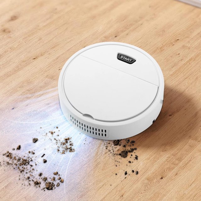 Hxlamzoo Sweeping Robot Fully Automatic Household Cleaning Machine Intelligent Vacuum Cleaner, Personalized Cleaning Recommendations, Good for Pet Hair, Carpets, Hard Floors