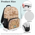 thumbnail image 7 of Jeiento 17 Inch 4-Piece Backpack And Lunch Box Set Lightweight Polyester Bookbag for Kids Boys Girls Capybara Family School Bag for Elementary School, Casual Travel, 7 of 7