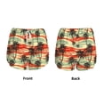 thumbnail image 5 of Lsque Colorful Hawaii Palms Printed Women's Running Shorts with Liner Pockets,Elastic Quick Dry Workout Athletic Gym Yoga Shorts,Womens High Waist Shorts-X-Large, 5 of 9