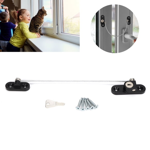 Cerradura de seguridad para ventana segura ecológica resistente resistente al desgaste cerradura de ventana a prueba de niños para oficina balcón en casa ANGGREK Otros