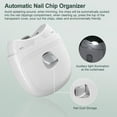 thumbnail image 3 of Electric nail clipper, professional electric nail file, cordless automatic nail clipper with LED light, 3 of 5