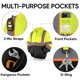 thumbnail image 4 of Sudadera con capucha de seguridad TICONN de alta visibilidad reflectante ANSI clase 3, 4 of 6