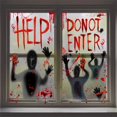 thumbnail image 2 of Decoración de casa de Halloween, cubierta de puerta de ventana, manos aterradoras, póster de ventana, garaje espeluznante, interior al aire libre, esqueleto, decoración de puerta, 2 of 4