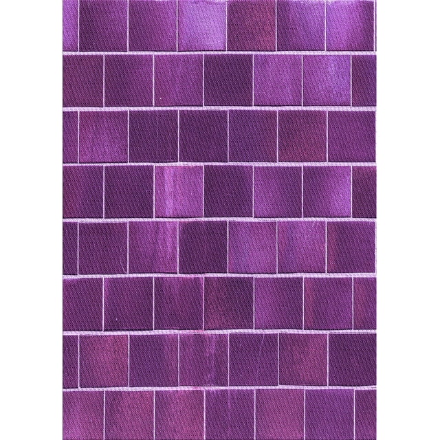 Ahgly Company Machine Washable Indoor Rectangle Transitional Dark Magenta Purple Area Rugs, 8' x 10'