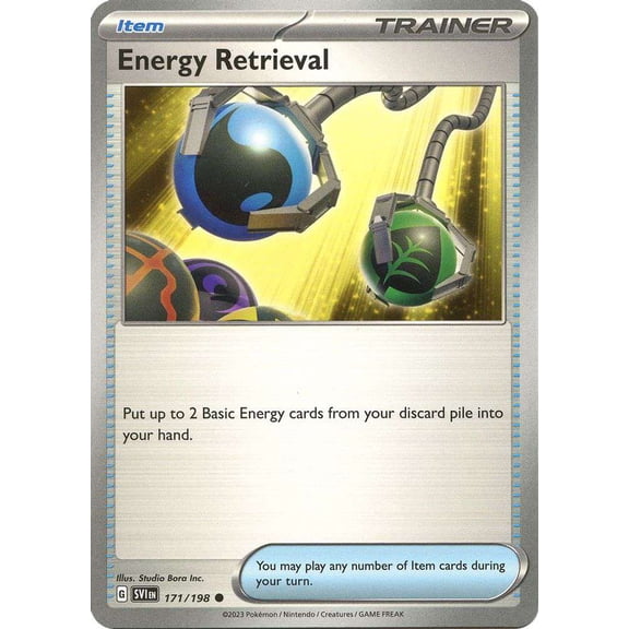 Pokemon Scarlet & Violet Base Set Common Energy Retrieval #171