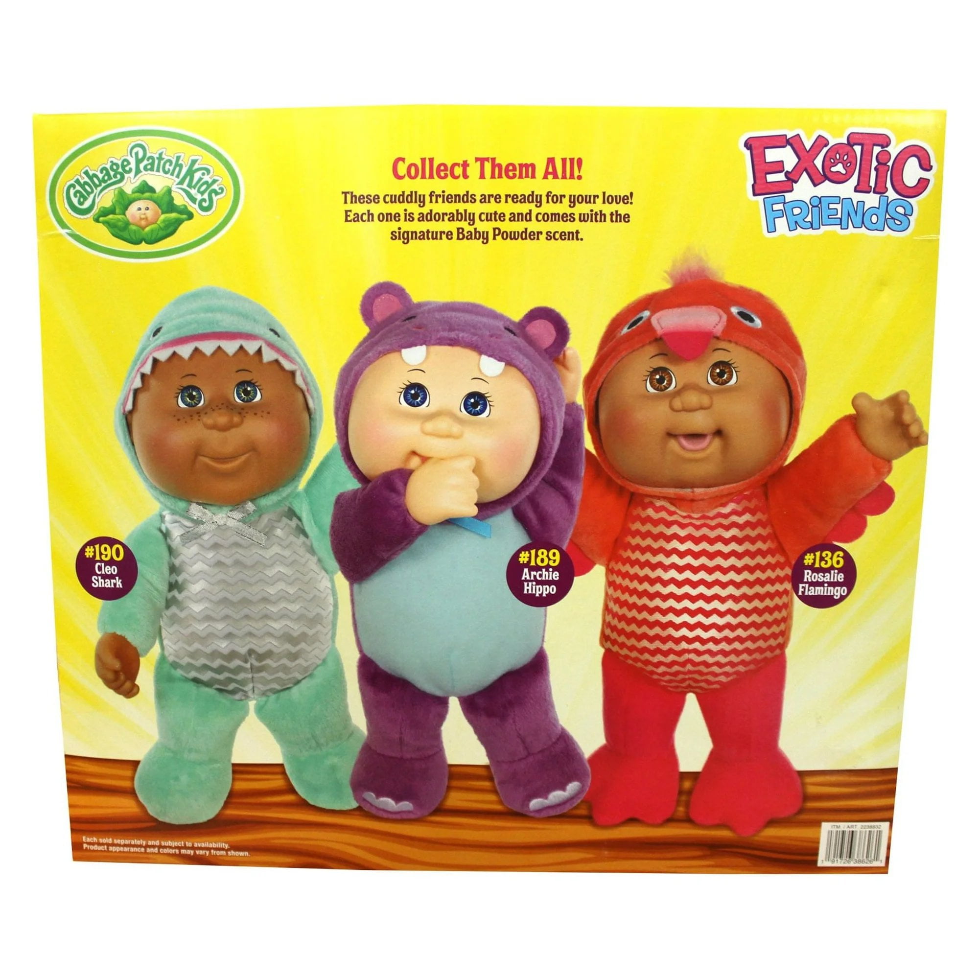 Cabbage Patch Kids Exotic Friends Collectible Cuties 9 inch Plush