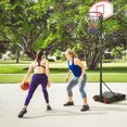 thumbnail image 2 of Costway Système de Panier de Basketball Réglable 7,1 Pi-8,1 Pi avec 2 Filets et Roues Intérieur Extérieur, 2 of 10