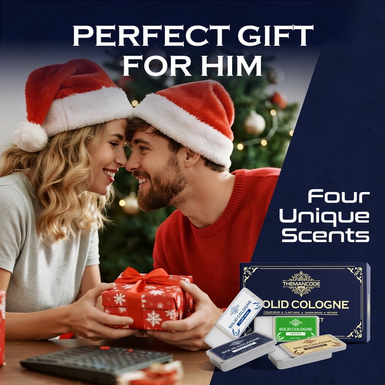 THEMANCODE 4-Pack Solid Cologne for Men, 2 Oz Travel Set photo 2