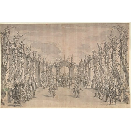 Triumphal Entry - Triumphal Entry of King Poster Print by Anonymous German 17th century (18 x 24)