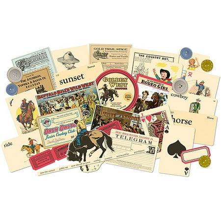 October Afternoon Sasparilla Miscellany Embellishment Assortment