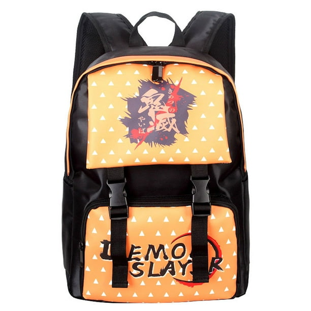 Mochila escolar Demons Slayers Agatsuma Zenitsu para niños