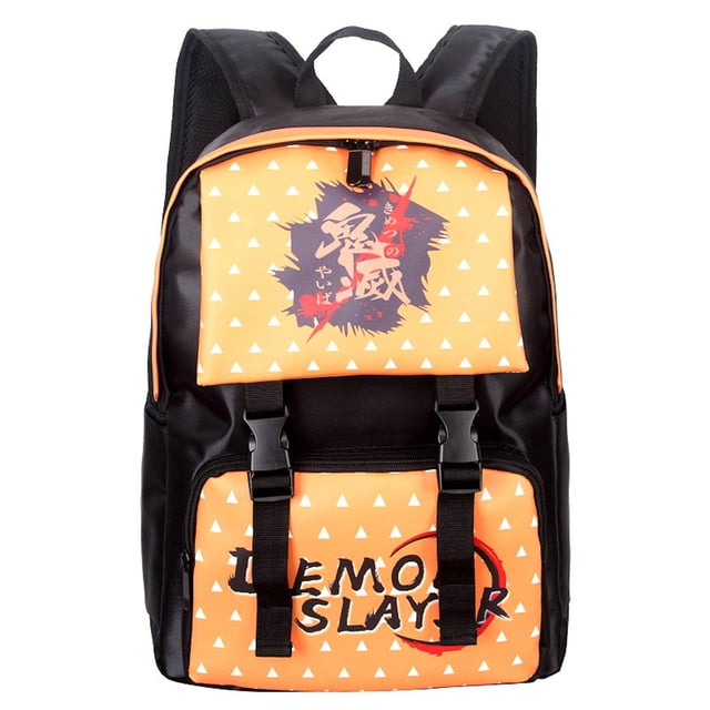 Mochila escolar Demons Slayers Agatsuma Zenitsu para niños