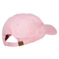 thumbnail image 4 of Mini Question Mark Embroidered Washed Cap - Pink OSFM, 4 of 5