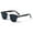 Black Lens, variant on Retro Vintage Polarized Sunglasses Mens UV400 Half Metal Frame Club Sunglasses