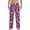 White, variant on Vintage Vinyl Record Print Men's Home Trousers, Elastic Drawstring Home Pajamas Clothing Suitable for Adult Men-3X-Large