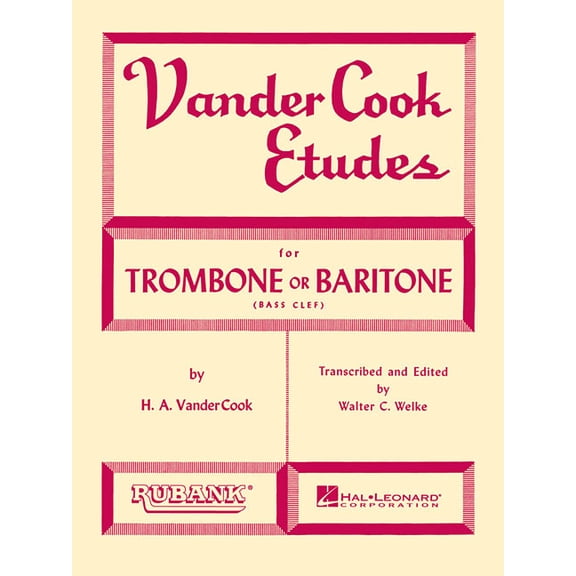 Vandercook Etudes for Trombone or Baritone, (Paperback)