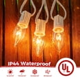 thumbnail image 3 of String Lights Brightown C9, 7,5 m, 25 bombillas transparentes para exteriores, 3 of 7