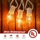 thumbnail image 3 of String Lights Brightown C9, 7,5 m, 25 bombillas transparentes para exteriores, 3 of 7