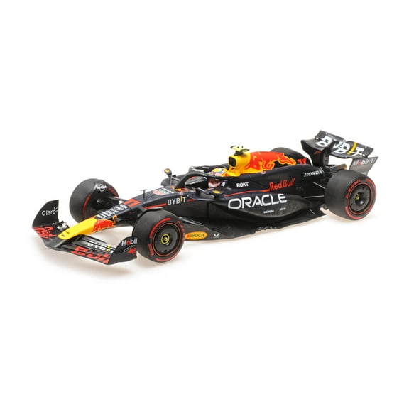 Red Bull Racing RB20 #11 "Oracle" 2nd Place F1 "Bahrain GP" (2024) with Driver  Limited Ed 1/18 Diecast Model Car by Minichamps