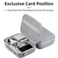 thumbnail image 4 of Portable Carrying Case Shockproof Storage Bag Waterproof PU Leather Shoulder Bag Anti-scratch for DJI Mini 3 Pro/Mini 3 RC Case, 4 of 5