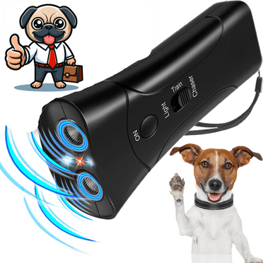 Petgentle Handheld Dog Bark Deterrent - Ultrasonic Anti Barking Device ...
