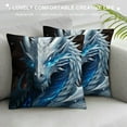 thumbnail image 3 of Nawypu Meteor Dragon Pillowcase Starry Animal Pillow Cover Square Pillow Case Home Decorative Sofa Bedroom Livingroom, 3 of 5