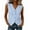 Blue, variant on Women's Striped V-Neck Sleeveless Vest, Button-Front Casual Waistcoat with Pocket, Lightweight Summer Tank Top, Multi Colors, S-2XL