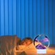 thumbnail image 5 of Lámpara USB Quicksand Night Light Touch Control remoto 3D Sandglass de mesa (Púrpura), 5 of 7