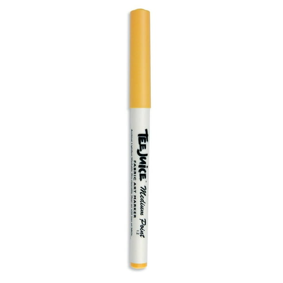Jacquard Tee Juice Fabric Marker, Medium Tip, Goldenrod