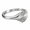 Silver, variant on Unisex's Sunburst Signet Ring, Stainless Steel Statement Ring with Raised Round Face and Radiating Texture Design, Minimalist Style for Daily Wear, US Sizes 5-12 and Gift for Him or her