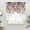 Multicolor, variant on Brown Eucalyptus Leaves Swag Curtains for Kitchen/Bedroom/Living Room, Summer Botanical Watercolor Leaf Scalloped Curtains 63 Inch Long, Window Swag Topper Curtains Valances 2 Panels Set 36"x63"