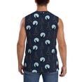 thumbnail image 4 of Balery Night Forest Wolf Camisetas sin mangas para hombre, absorbe la humedad y protege contra el mal olor.-XX-Large, 4 of 7