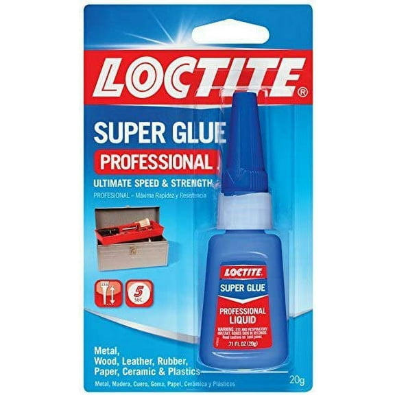Loctite 1365882 3 Pack 20-Gram Bottle Liquid Professional Super Glue
