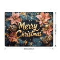 thumbnail image 2 of Area Rugs For Living Room Decor - Merry Christmas Flowers Soft Anti Slip Throw Washable Rugs 5x7 For Bedroom, Indoor Carpet For Bedroom Living Room 80x58In, 2 of 7