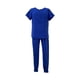 thumbnail image 2 of Conjunto de uniforme médico femenino, ropa de trabajo, traje de trabajo, top profesional y pantalones deportivos con Azul real, 2 of 9