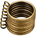 thumbnail image 4 of JushengXMX 36 Pcs Antique Bronze 1.5-Inch Inner Diameter Metal Curtain Rings with Eyelets,Fits Up to 1 1/4-Inch Rod, 4 of 5