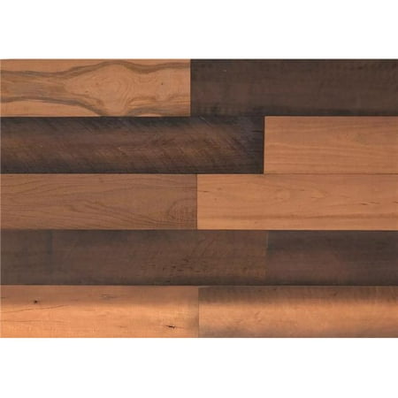- Holey Wood Studio 11232 0.25 x 5 x 24 in. 3D Rustic Wood Smart Paneling - Brown, 10 sq ft. in a Case