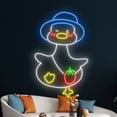 thumbnail image 5 of Handmadetneonsign Cute Duck With Strawberrr Neon Light, Duck Led Light, Duck Led Sign, Room Decor, 5 of 5