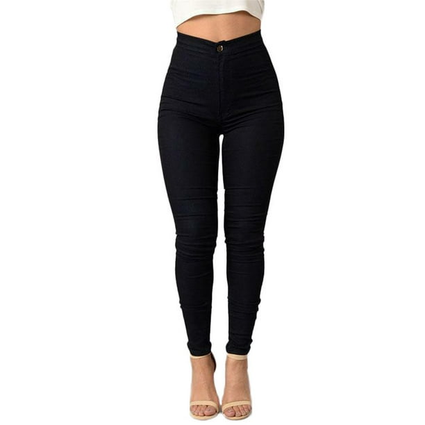 Gupgi - New Women High Waisted Skinny Jeans Pants - Walmart.com ...
