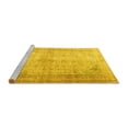 thumbnail image 2 of Ahgly Company Machine Washable Indoor Rectangle Persian Yellow Traditional Area Rugs, 8' x 10', 2 of 4