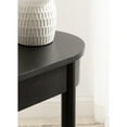 thumbnail image 4 of Kate and Laurel Koji Modern Tiered Rectangular Side Table, 22 x 12 x 24, Black, Transitional Two-Tier Wood Capsule End Table with Storage for Use as Bedroom Accent or Indoor Plant Stand, 4 of 10