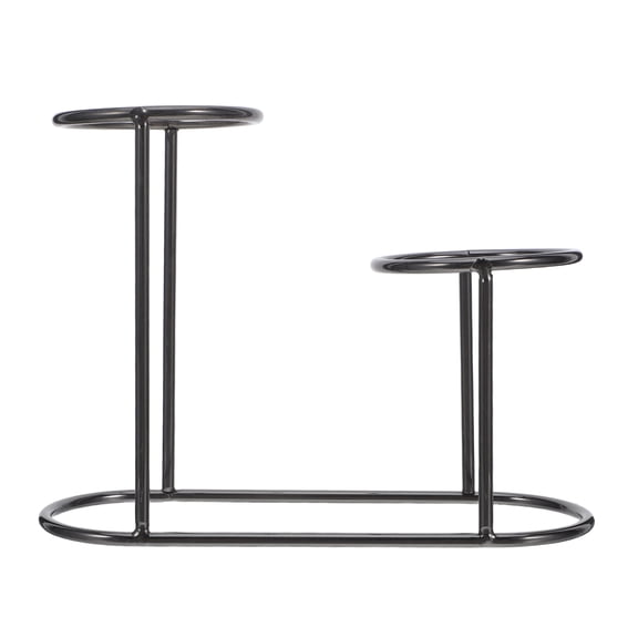 OUNONA Black Metal Display Stand for Crystal Sphere, Gazing Globe Holder for Garden and Home Decor